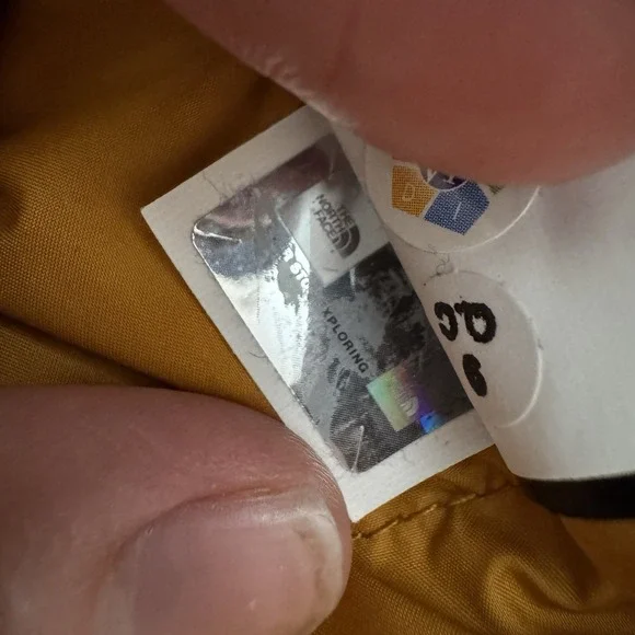 The North Face 550 Puffer Jacket Men's XL Brown Goose Down Pockets Utility Ski - Picture 9 of 15